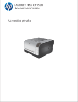HP LaserJet Pro CP1525 Color Printer series Používateľská príručka