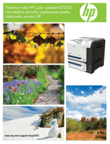HP Color LaserJet CP3520 Printer Series Používateľská príručka