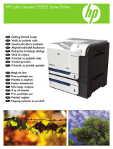 HP Color LaserJet CP3520 Printer Series Návod na obsluhu