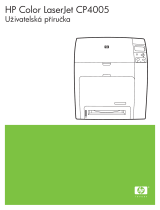 HP Color LaserJet CP4005 Printer series Používateľská príručka