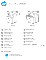 HP LaserJet Managed MFP E52645 series Návod na inštaláciu