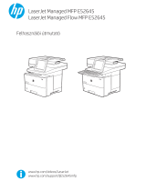 HP LaserJet Managed MFP E52645 series Používateľská príručka