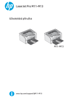 HP LaserJet Pro M11-M13 Printer series Používateľská príručka