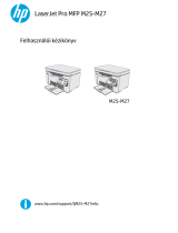 HP LaserJet Pro MFP M25-M27 series Používateľská príručka