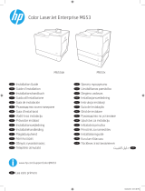 HP Color LaserJet Managed E65060 series Návod na inštaláciu