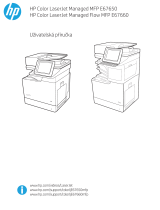 HP Color LaserJet Managed MFP E67660 series Používateľská príručka