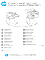 HP LaserJet Managed MFP E62675 series Návod na inštaláciu
