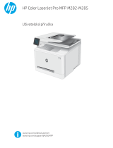 HP Color LaserJet Pro M282-M285 Multifunction Printer series Používateľská príručka