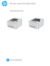 HP Color LaserJet Pro M255-M256 Printer series Používateľská príručka