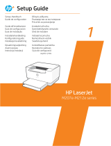 HP LaserJet M207e-M212e Printer series Návod na inštaláciu