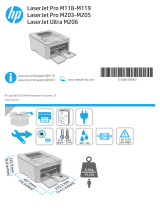 HP LaserJet Pro M203 Printer series referenčná príručka