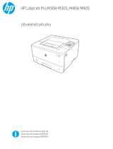 HP LaserJet Pro M404-M405 series Používateľská príručka