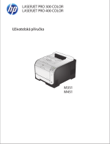 HP LaserJet Pro 400 color Printer M451 series Používateľská príručka