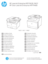 HP LaserJet Enterprise MFP M431 series Návod na inštaláciu