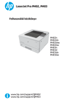 HP LaserJet Pro M402-M403 n-dn series Používateľská príručka