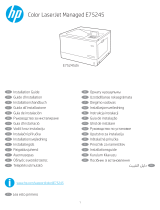 HP Color LaserJet Managed E75245 Printer series Návod na inštaláciu