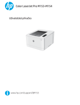 HP Color LaserJet Pro M153-M154 Printer series Používateľská príručka