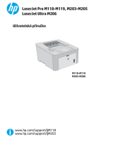 HP LaserJet Pro M203 Printer series Používateľská príručka