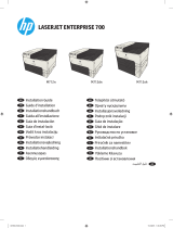 HP LaserJet Enterprise 700 Printer M712 series Návod na inštaláciu