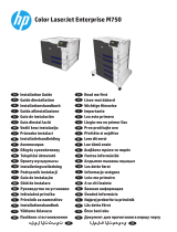 HP Color LaserJet Enterprise M750 Printer series Návod na inštaláciu