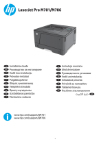 HP LaserJet Pro M706 series Návod na inštaláciu