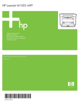 HP LaserJet M1005 Multifunction Printer series Stručná príručka spustenia