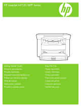 HP LaserJet M1120 Multifunction Printer series Návod na obsluhu