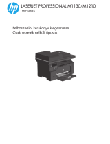 HP LaserJet Pro M1139 Multifunction Printer series Používateľská príručka