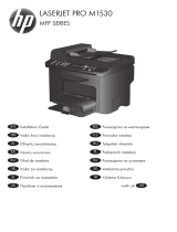 HP LaserJet Pro M1536 Multifunction Printer series Návod na inštaláciu