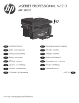 HP LaserJet Pro M1214nfh Multifunction Printer series Návod na obsluhu
