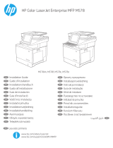 HP Color LaserJet Enterprise MFP M578 Printer series Návod na inštaláciu