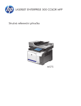 HP LaserJet Enterprise 500 color MFP M575 referenčná príručka