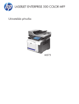 HP Color LaserJet Managed MFP M575 series Používateľská príručka