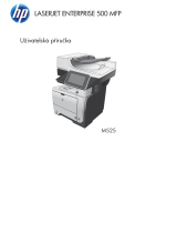 HP LaserJet Enterprise 500 MFP M525 Používateľská príručka