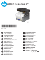 HP LaserJet Pro 500 Color MFP M570 Návod na inštaláciu