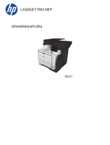 HP LaserJet Pro MFP M521 series Používateľská príručka