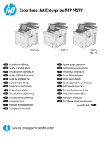 HP Color LaserJet Enterprise MFP M577 series Návod na inštaláciu