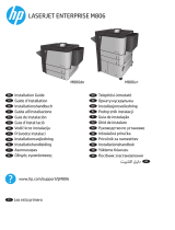HP LaserJet Enterprise M806 Printer series Návod na inštaláciu