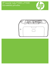 HP LaserJet P1500 Printer series Používateľská príručka