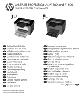 HP LaserJet Pro P1606 Printer series Používateľská príručka