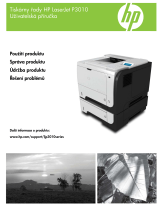 HP LaserJet Enterprise P3015 Printer series Používateľská príručka