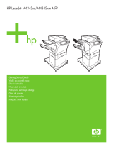 HP LaserJet M4345 Multifunction Printer series Stručná príručka spustenia