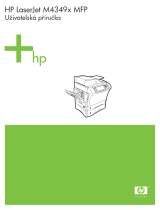 HP LaserJet M4349 Multifunction Printer series Používateľská príručka