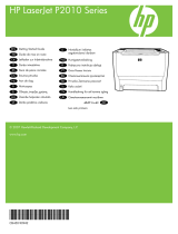 HP LaserJet P2010 Printer series Stručná príručka spustenia