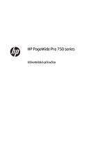 HP PageWide Pro 750 Printer series Používateľská príručka