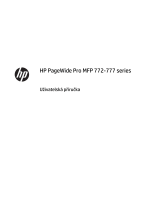 HP PageWide Pro 772 Multifunction Printer series Používateľská príručka