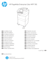 HP PageWide Enterprise Color MFP 785 Printer series Návod na inštaláciu