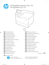 HP PageWide Enterprise Color 765 Printer series Návod na inštaláciu