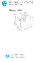 HP PageWide Color 755 Printer series Používateľská príručka
