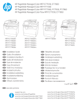HP PageWide Managed Color MFP P77950 Printer series Návod na inštaláciu